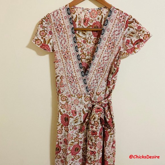 2021 Hot Pick - Boho V-neck Maxi Printed Dress - Picture 9 of 13